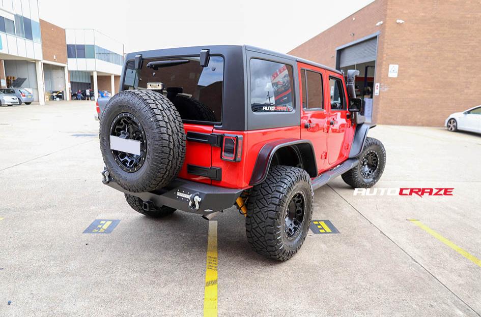 JEEP WRANGLER HOLESHOT XD SATIN BLACK